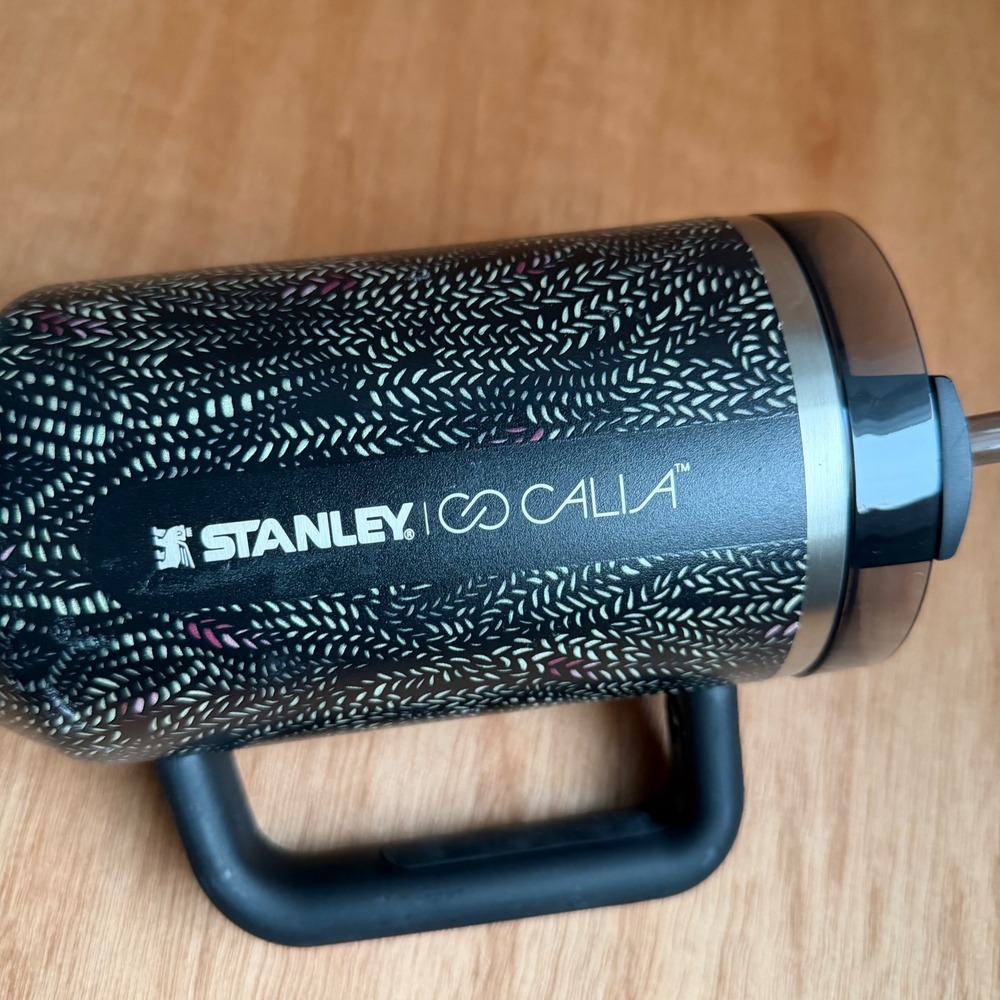 Stanley CALIA 40oz FlowState Tumbler Black Serpent water bottle gym thermos - Picture 6 of 7